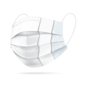 3-Ply Face Masks (White)  ASTM Certified